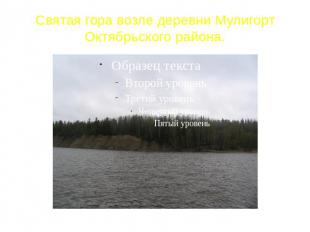 Святая гора возле деревни Мулигорт Октябрьского района.