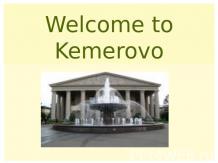 Welcome to Kemerovo
