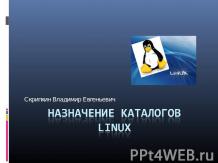 Назначение каталогов Linux