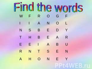 Find the words