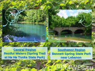 Central RegionRestful Waters (Spring Trail at Ha Ha Tonka State Park)Southwest R