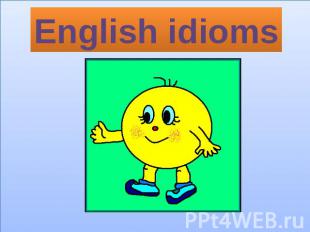 English idioms