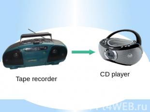 Tape recorder CD player