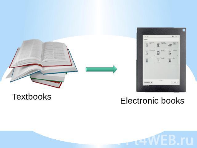 Textbooks Electronic books
