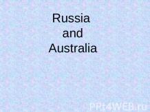 Russia and Australia