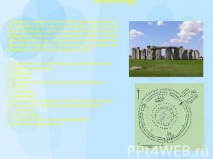 Stonehenge Stonehenge – included in the list of World heritage stone building of