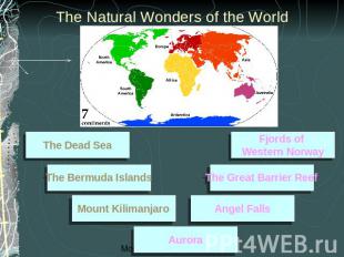 The Natural Wonders of the World