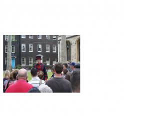 The Beefeaters The Beefeaters used to guard the Tower and its prisoners. Today,