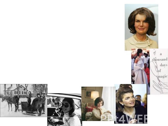 Personally for me, Jacqueline Kennedy is a good example of a woman with interesting and very difficult destiny. She made too much for her own country that she is worth admiring. She gave an example of the present woman: elegant, graceful, intellectu…