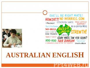 AUSTRALIAN ENGLISH