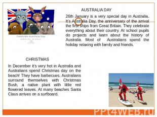 26th January is a very special day in Australia. It’s Australia Day, the anniver