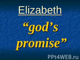“god’s promise