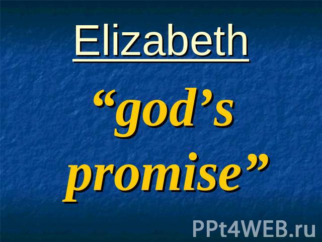 “god’s promise