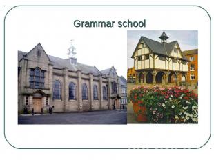 Grammar school Those who got the best results at this exam (about 20 per cent) w