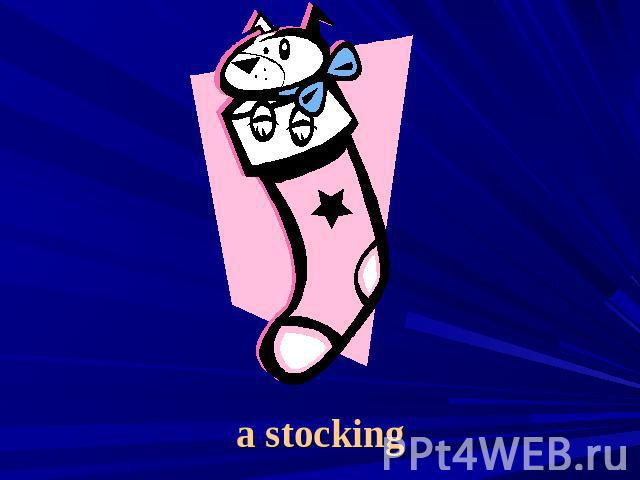 a stocking