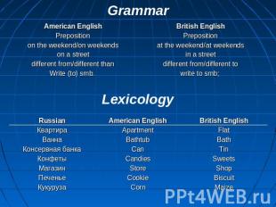 Grammar Lexicology