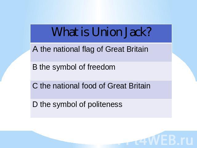 What is Union Jack?