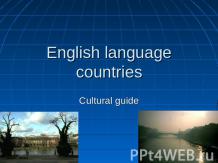 English language countries