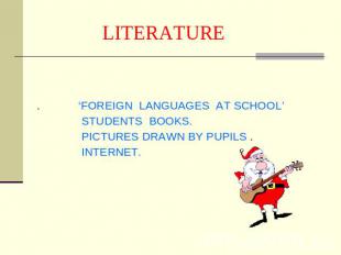 LITERATURE . ‘FOREIGN LANGUAGES AT SCHOOL’ STUDENTS BOOKS. PICTURES DRAWN BY PUP