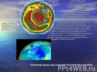 ОЗОНОВАЯ ДЫРА, разрыв в озоновом слое атмосферы Земли (диаметром свыше 1000 км),