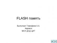 Flash память