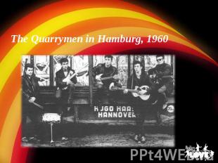 The Quarrymen in Hamburg, 1960