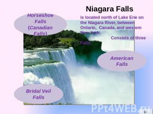 is located north of Lake Erie on the Niagara River, between Ontario, Canada, and