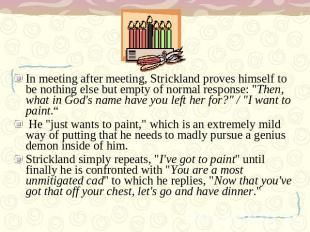 In meeting after meeting, Strickland proves himself to be nothing else but empty