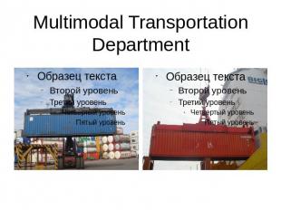 Multimodal Transportation Department