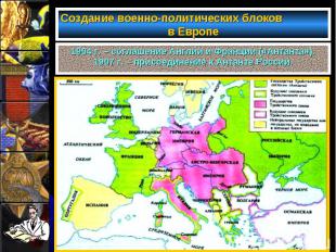 Создание военно-политических блоков в Европе 1904 г. – соглашение Англии и Франц