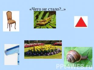 «Чего не стало?..»