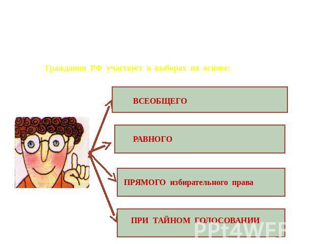 Принципы участия гражданина РФ в выборах