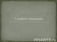 London museums