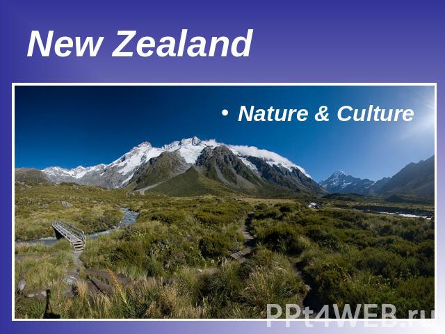 New ZealandNature & Culture
