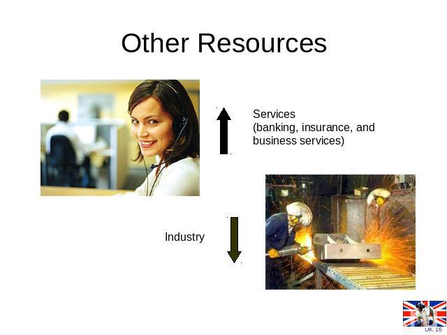 Other Resources Services (banking, insurance, and business services) Industry