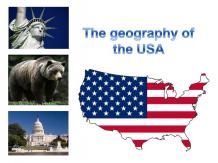 The geography of the USA