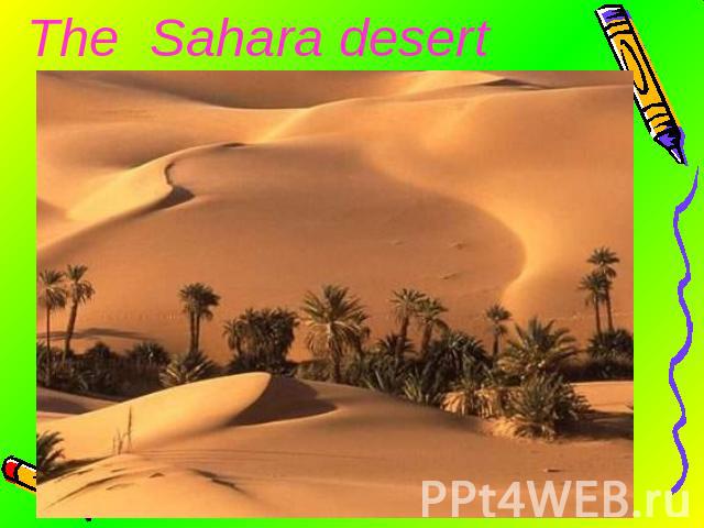 The Sahara desert