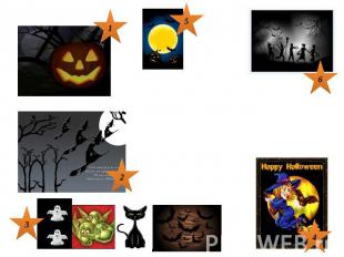 A Halloween PoemJack-o-lantern smiling brightWitches flying in the nightGhosts a