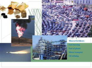 The reasons of formation of acid rains: Mineral fertilizersFuel burningFuel of p