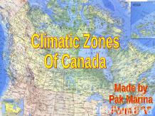 Climatic Zones of Canada