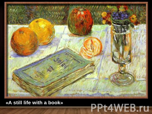 «A still life with a book»