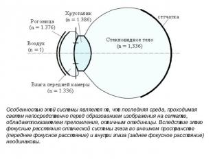 Особенностью этой системы является то, что последняя среда, проходимая светом не