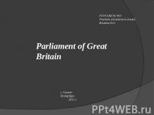Parliament of Great Britain