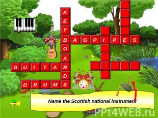 Name the Scottish national instrument