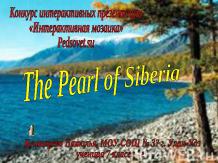 The Pearl of Siberia