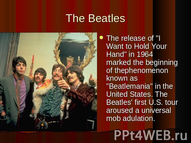 The BeatlesThe release of 