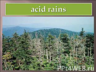acid rains
