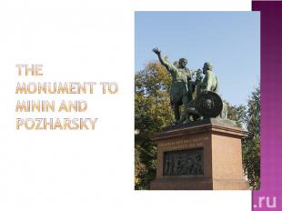 The Monument to Minin and Pozharsky