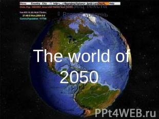 The world of 2050