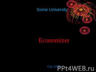Some University Economizer City 2010